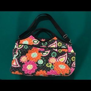 Authentic Vera Bradley Ziggy Zinnia Travel Bag